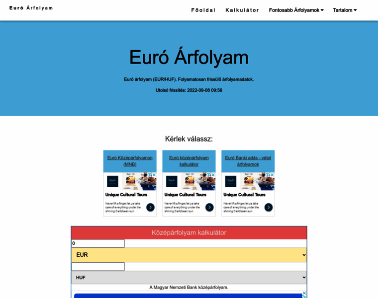 Euro-arfolyam.hu thumbnail