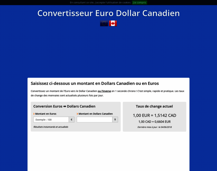 Euro-dollar-canadien.com thumbnail