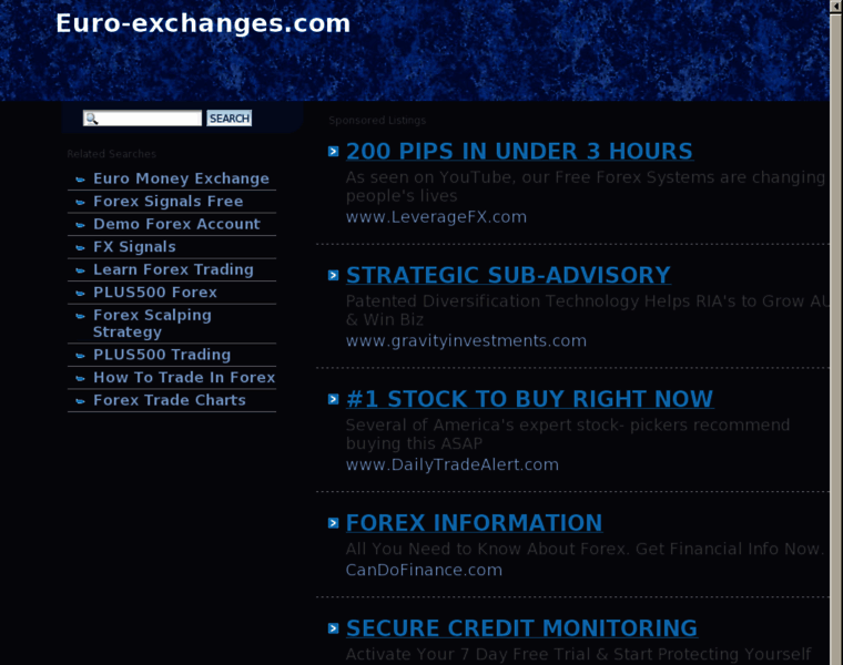 Euro-exchanges.com thumbnail