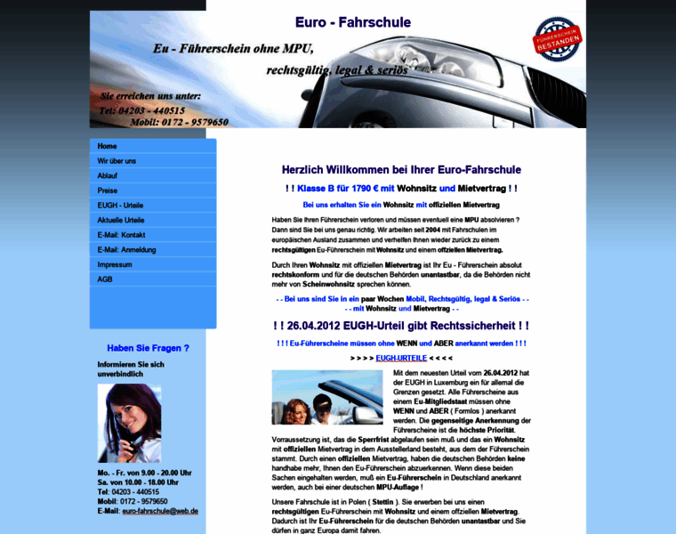 Euro-fahrschule.com thumbnail