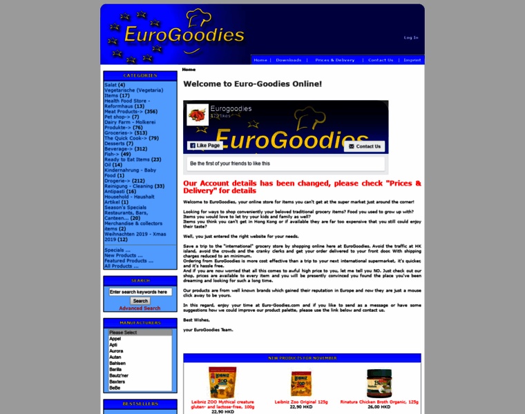 Euro-goodies.com.hk thumbnail