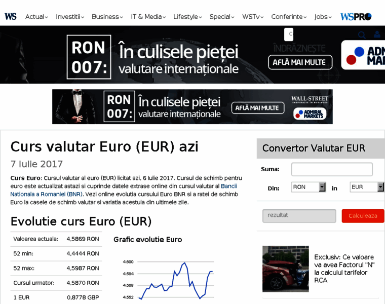 Euro.curs.wall-street.ro thumbnail