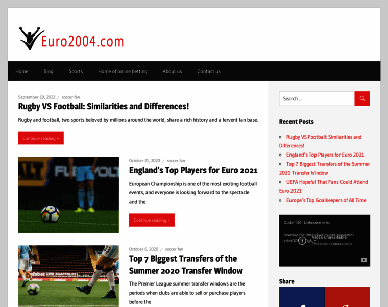 Euro2004.com thumbnail