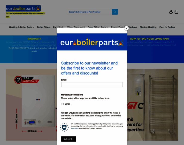 Euroboilerparts.co.uk thumbnail