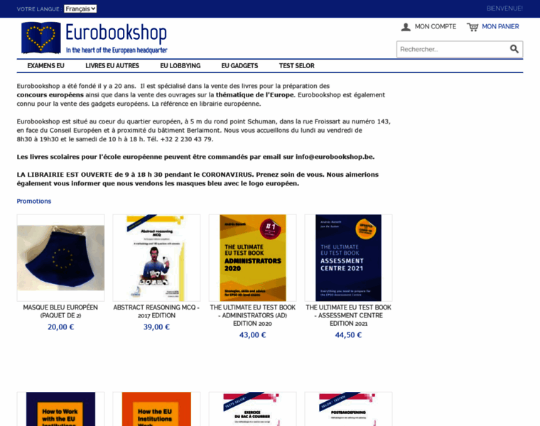 Eurobookshop.be thumbnail