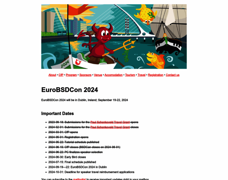 Eurobsdcon.org thumbnail