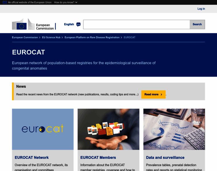 Eurocat-network.eu thumbnail