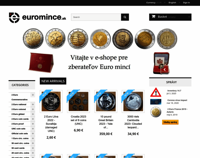Eurocoinsshop.eu thumbnail