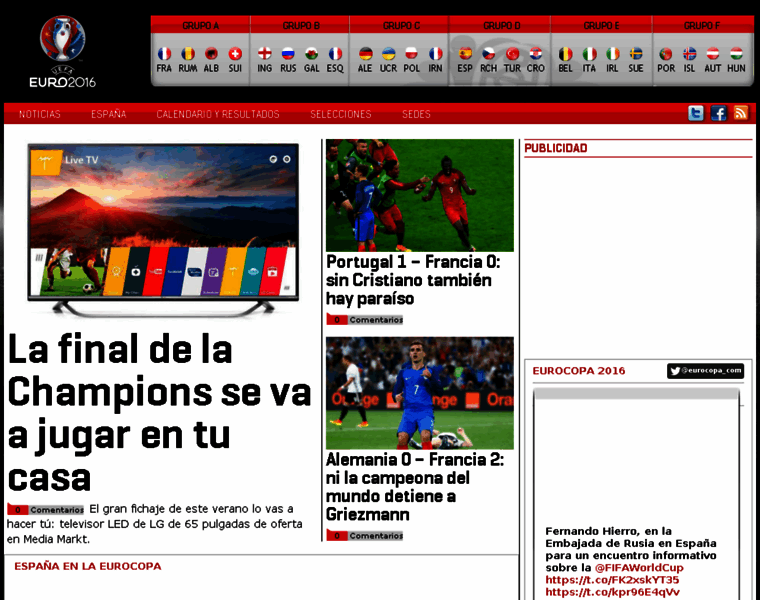 Eurocopa.com thumbnail