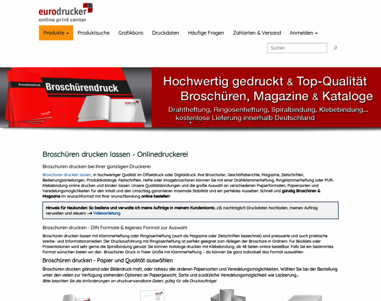 Eurodrucker.com thumbnail
