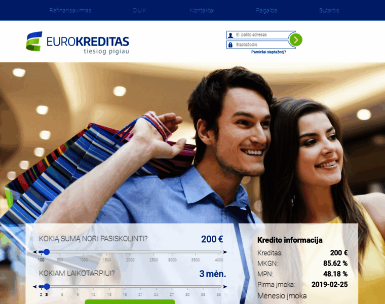 Euroecredit.lt thumbnail
