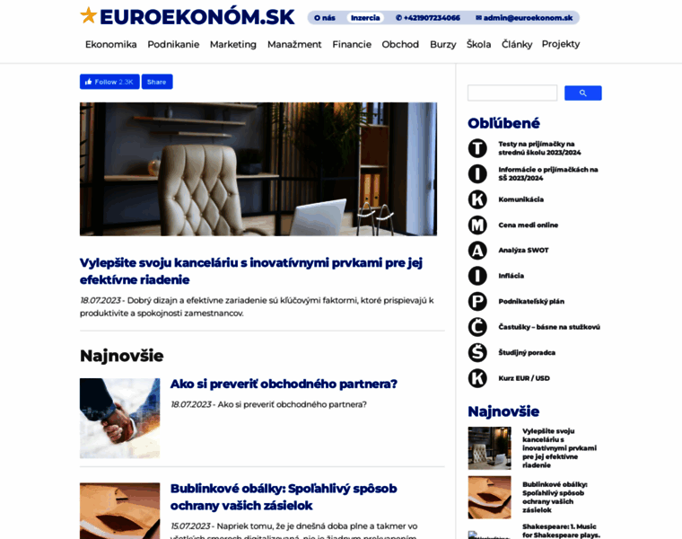 Euroekonom.sk thumbnail