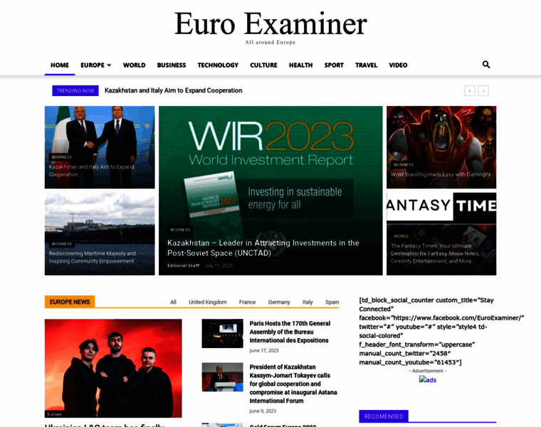 Euroexaminer.com thumbnail