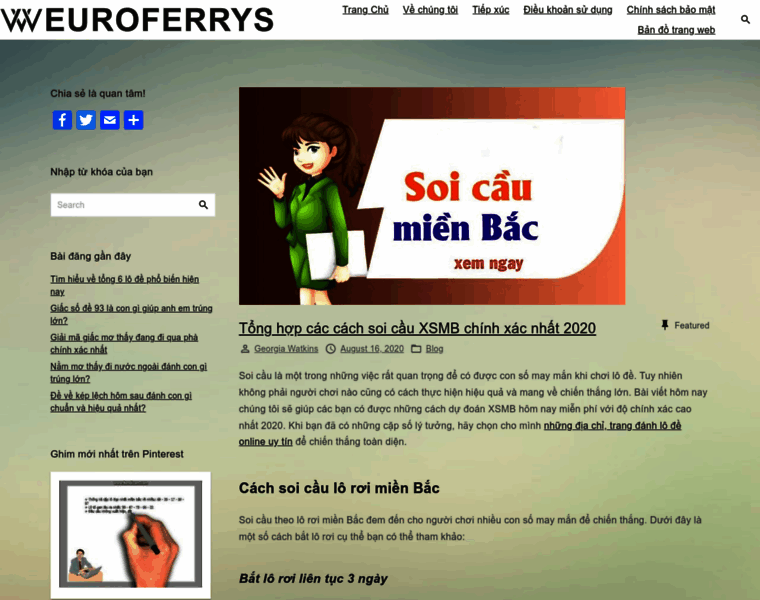 Euroferrys.com thumbnail