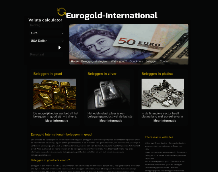 Eurogold-international.nl thumbnail
