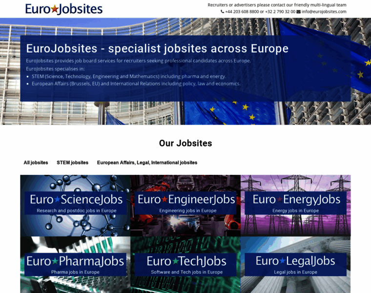 Eurojobsites.com thumbnail