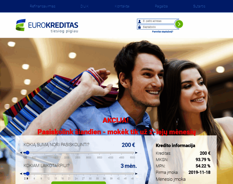 Eurokreditas.lt thumbnail