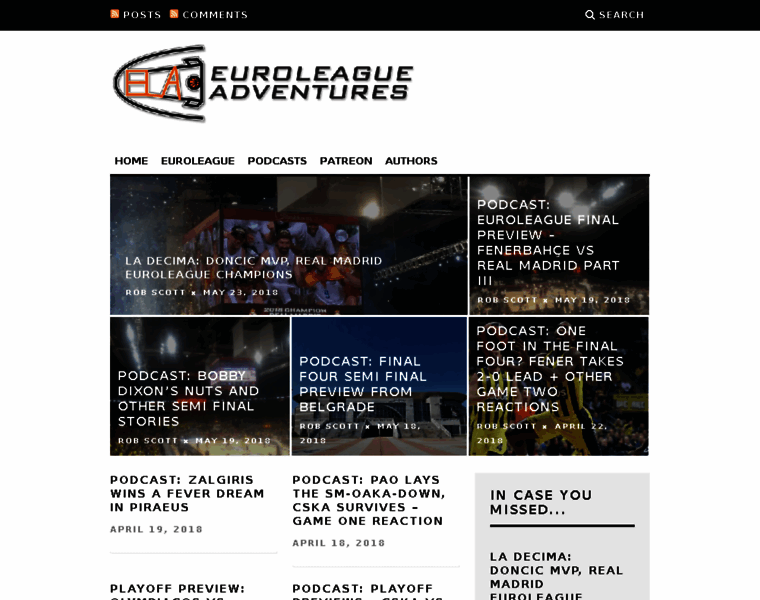Euroleagueadventures.com thumbnail