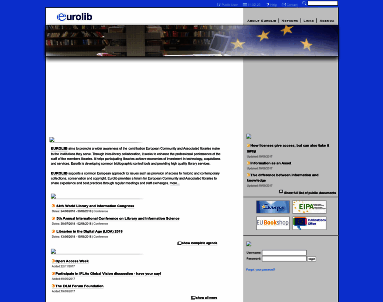 Eurolibnet.eu thumbnail