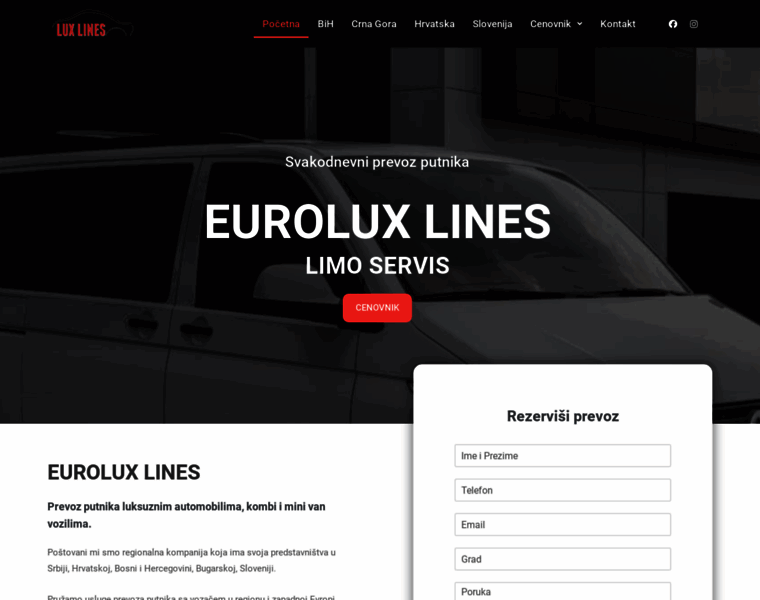 Euroluxlines.com thumbnail