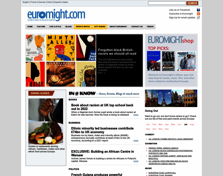 Euromight.com thumbnail