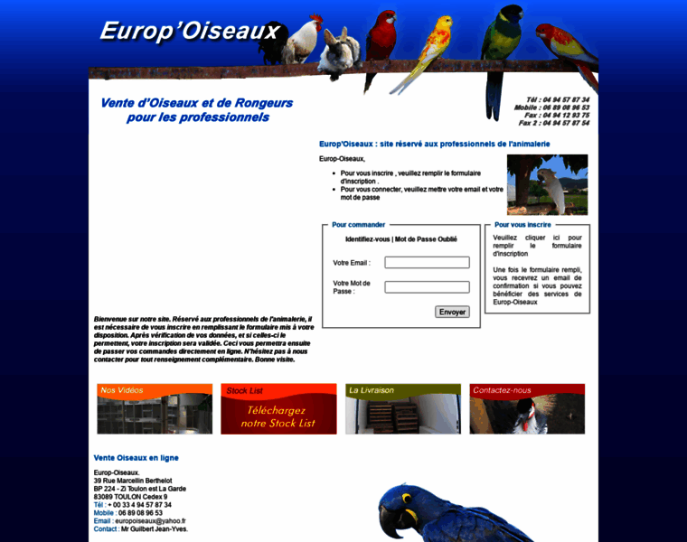 Europ-oiseaux.com thumbnail