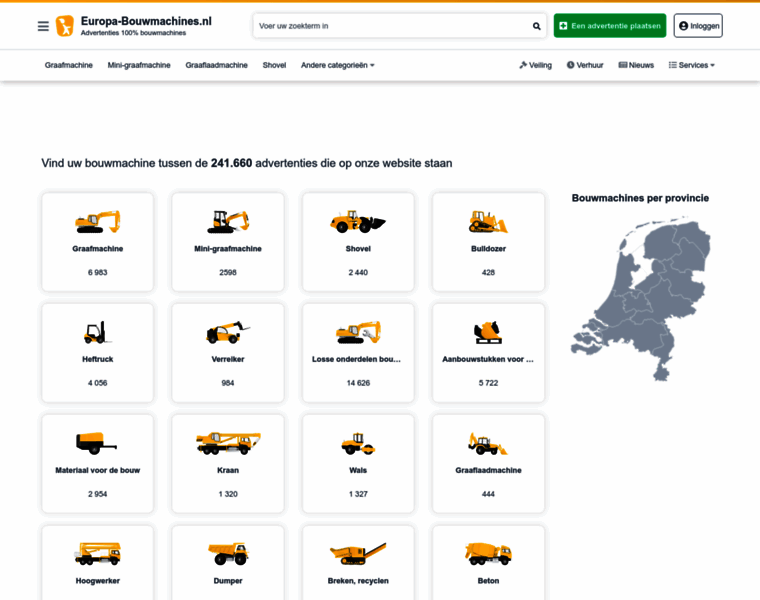 Europa-bouwmachines.nl thumbnail