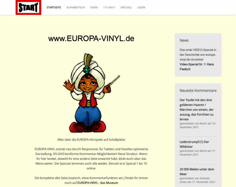 Europa-vinyl.de thumbnail