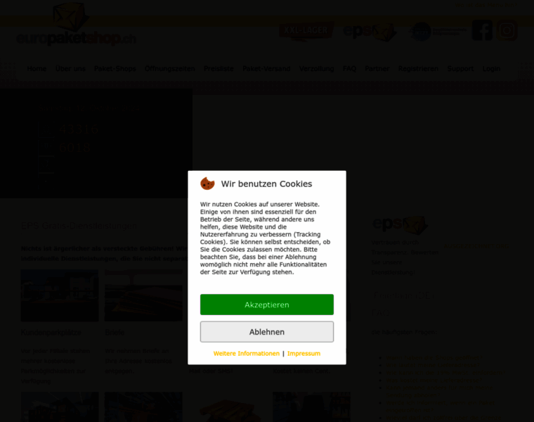 Europaketshop.ch thumbnail
