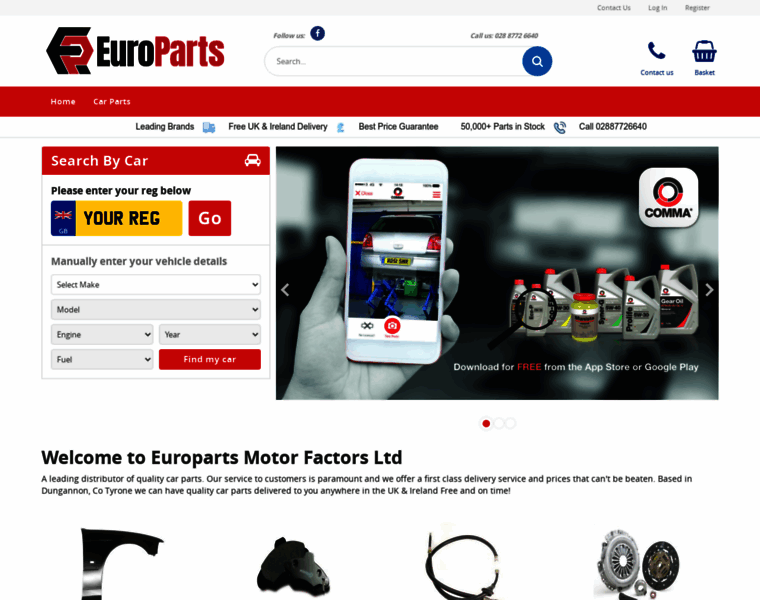Europarts-motorfactors.com thumbnail