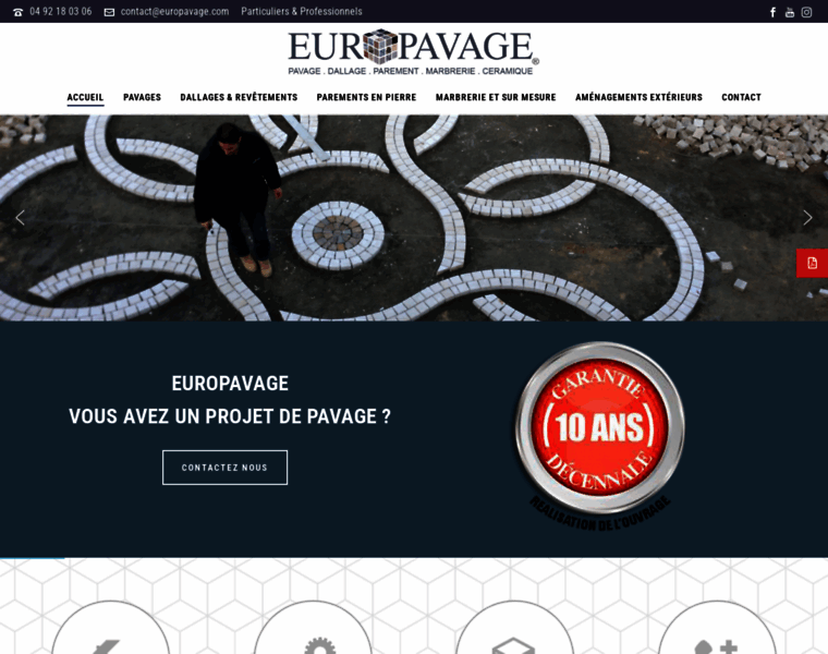 Europavage.com thumbnail