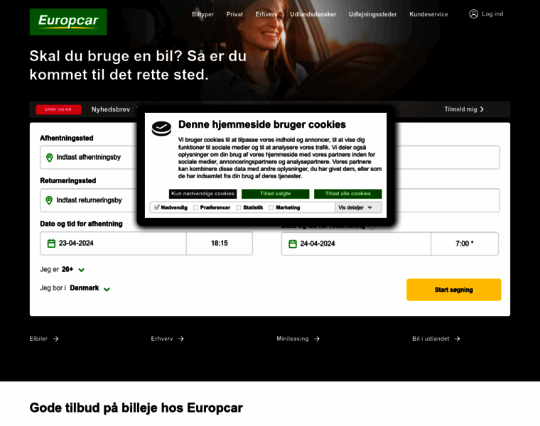 Europcar.dk thumbnail