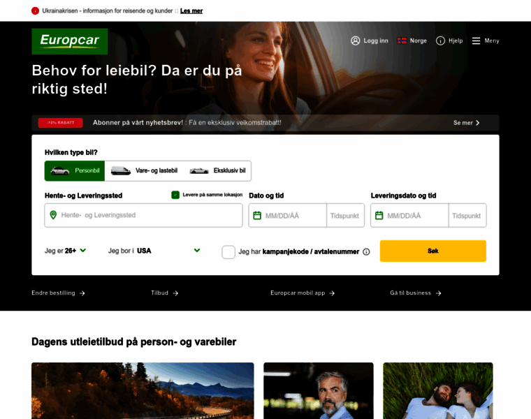 Europcar.no thumbnail