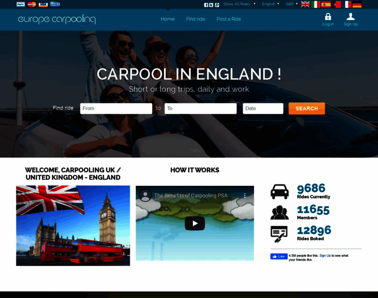 Europe-carpooling.uk thumbnail