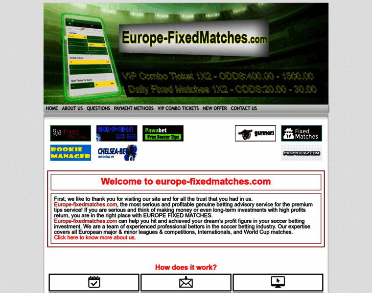 Europe-fixedmatches.com thumbnail
