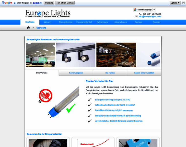 Europe-lights.com thumbnail