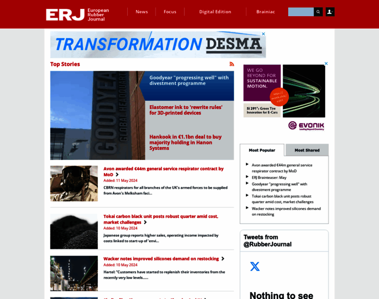 European-rubber-journal.com thumbnail