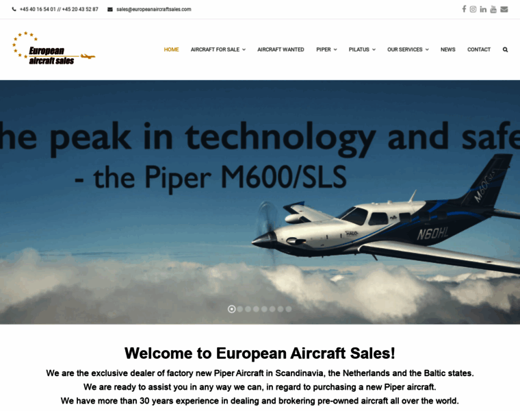 Europeanaircraftsales.com thumbnail