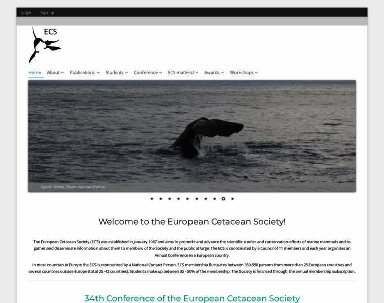 Europeancetaceansociety.eu thumbnail
