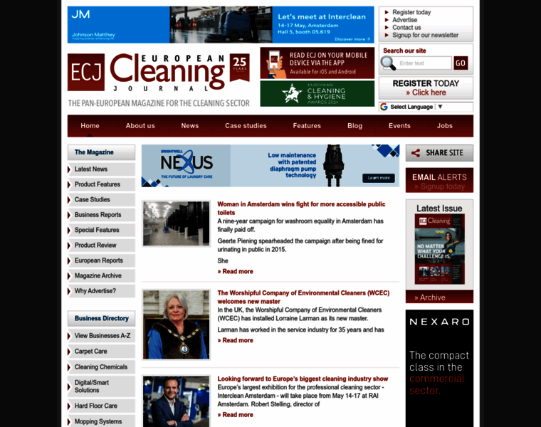 Europeancleaningjournal.com thumbnail