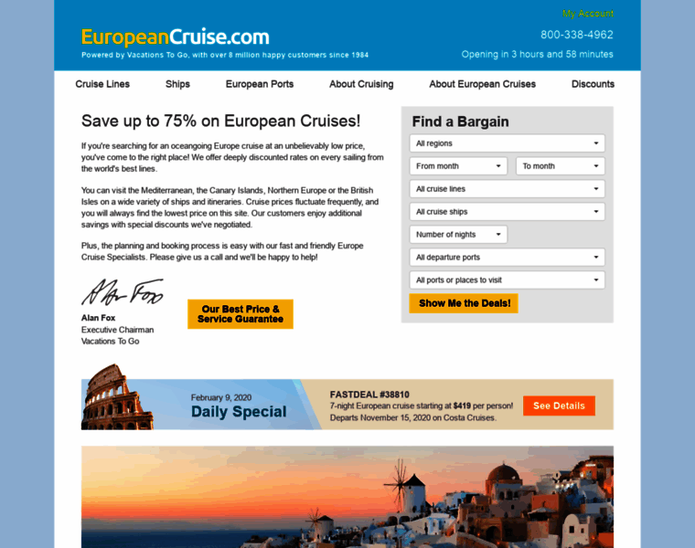Europeancruise.com thumbnail
