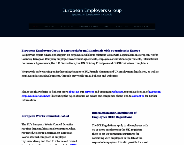 Europeanemployers.com thumbnail