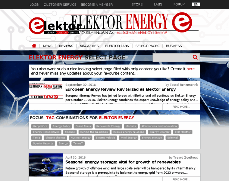 Europeanenergyreview.eu thumbnail