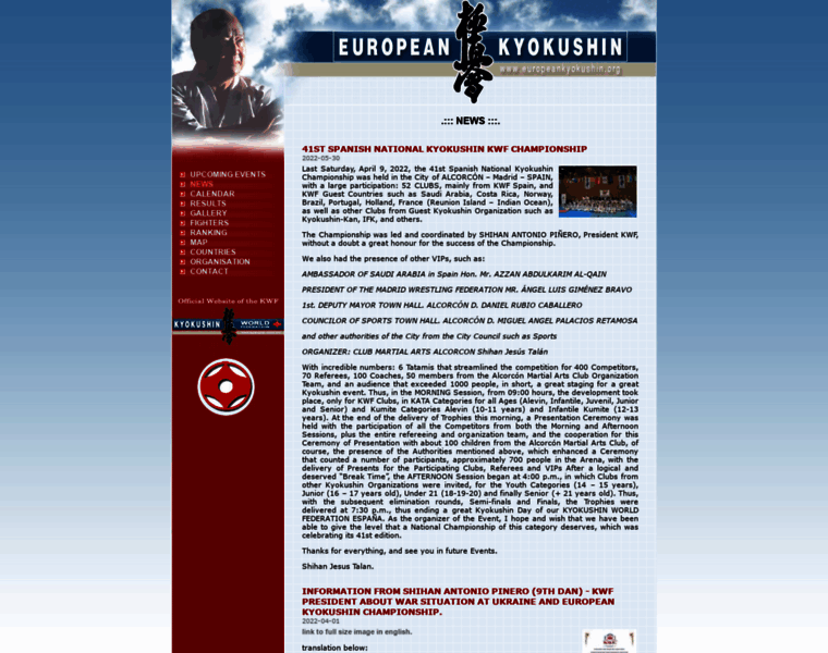 Europeankyokushin.org thumbnail