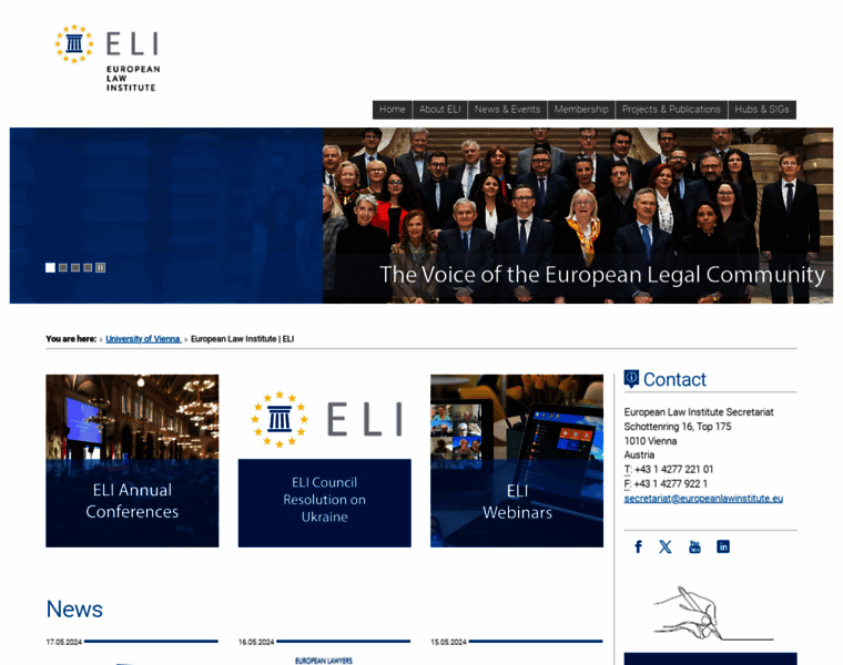 Europeanlawinstitute.eu thumbnail