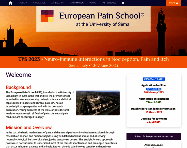 Europeanpainschool.eu thumbnail