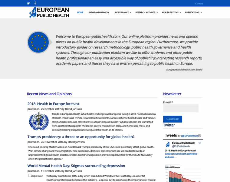 Europeanpublichealth.com thumbnail