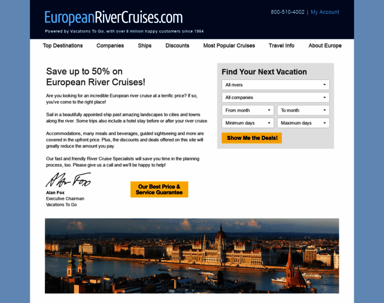 Europeanrivercruises.com thumbnail