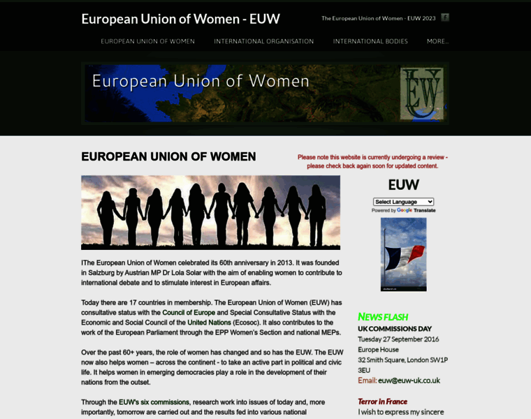 Europeanunionofwomen.com thumbnail