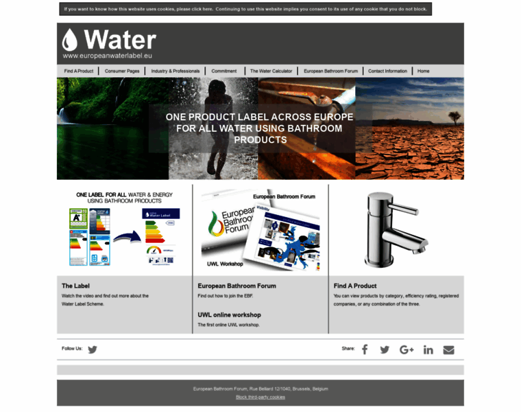 Europeanwaterlabel.eu thumbnail